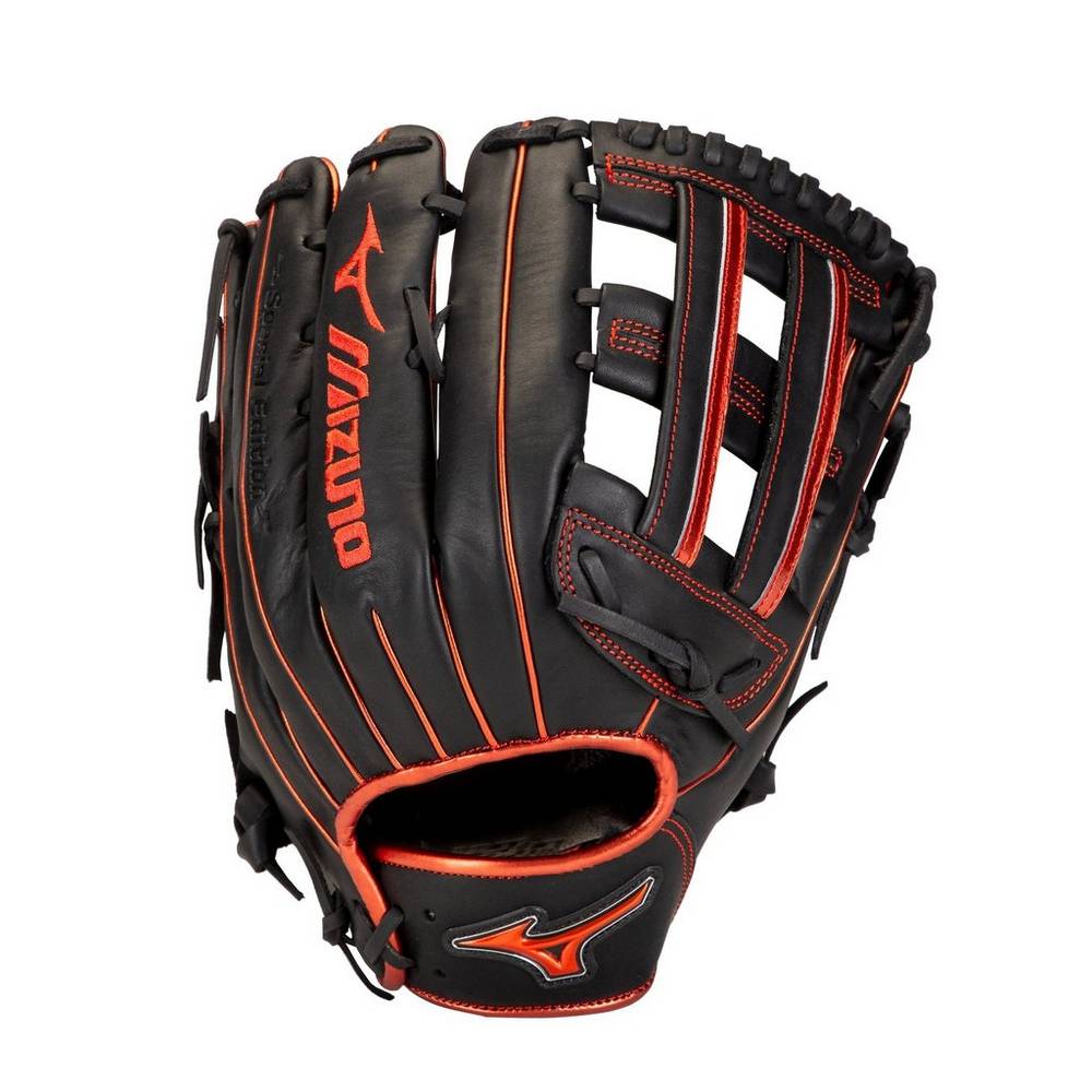 Guantes Mizuno MVP Prime SE Slowpitch 13" Mujer Negras/Rojas España VUOL-41260